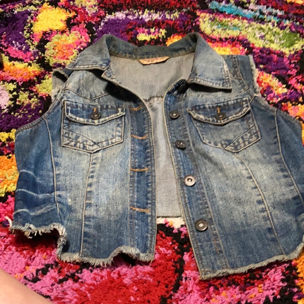 Denim vest